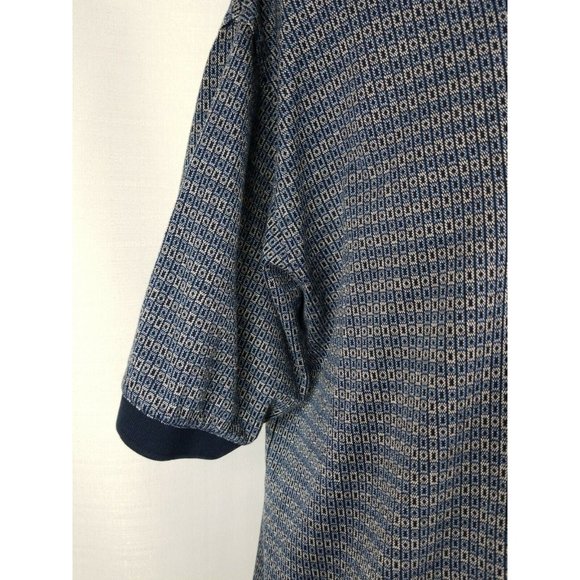 Croft & Barrow Golf Pullover Polo Short Sleeve Blue Soft Cotton Shirt Mens XL - Picture 3 of 10